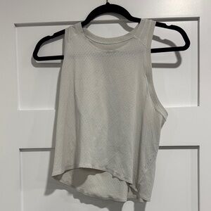 Lululemon cropped tank “bone”